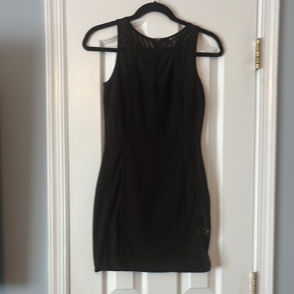 Black Bodycon Sleeveless Mini Dress